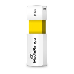 STICK MediaRange USB-Stick 16GB USB 2.0 Slider yellow — Buy in Cyprus with Fast Delivery