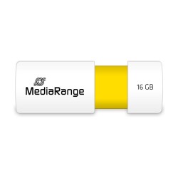 STICK MediaRange USB-Stick 16GB USB 2.0 Slider yellow — Buy in Cyprus with Fast Delivery