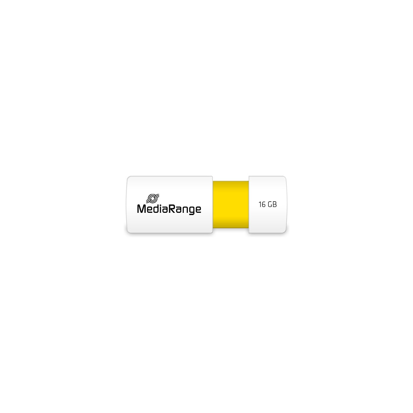 STICK MediaRange USB-Stick 16GB USB 2.0 Slider yellow — Buy in Cyprus with Fast Delivery
