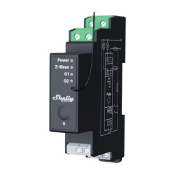 Shelly Relais 'Wave Pro 2PM' max 25A Z-Wave DIN-Rail — Buy in Cyprus with Fast Delivery