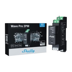 Shelly Relais 'Wave Pro 2PM' max 25A Z-Wave DIN-Rail — Buy in Cyprus with Fast Delivery