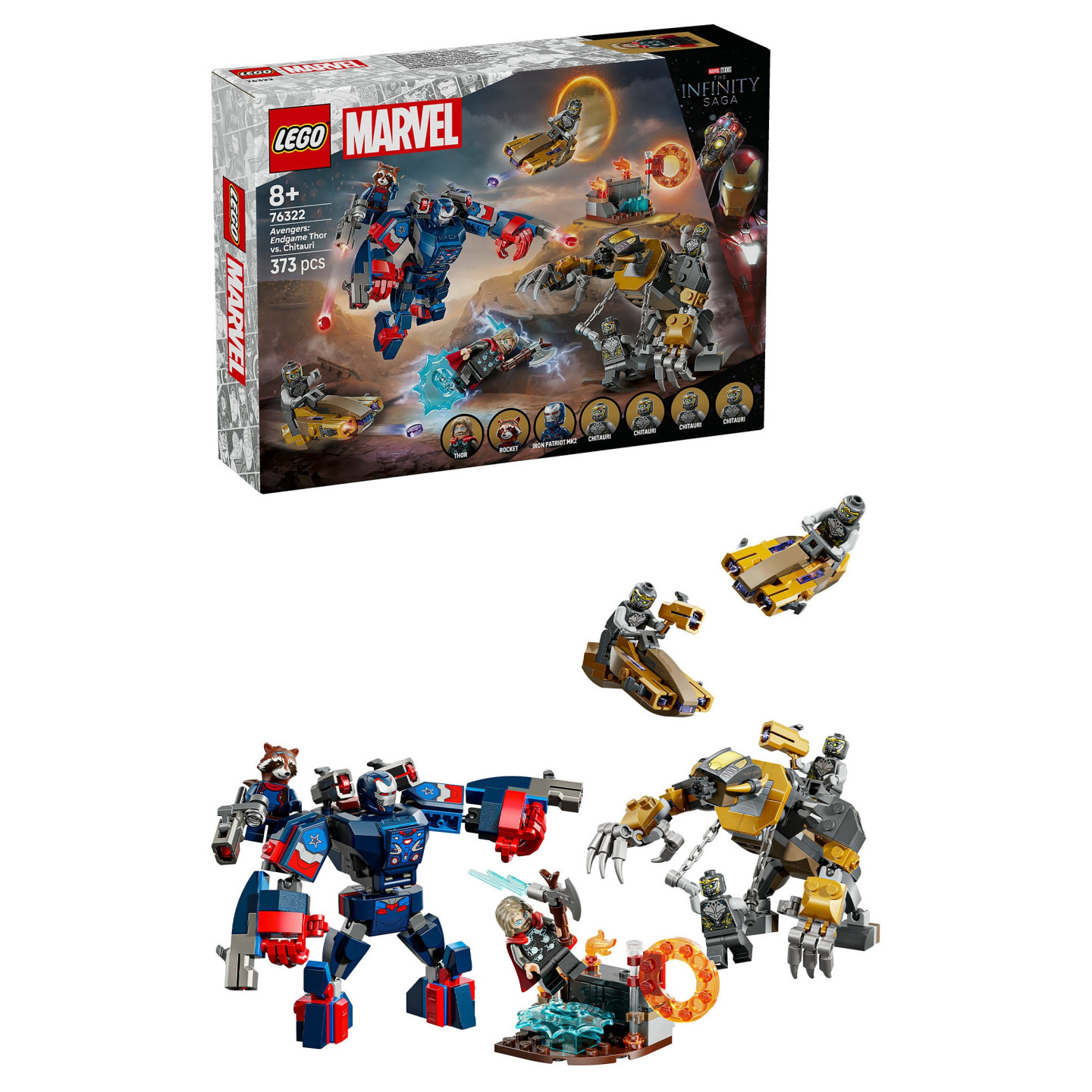 LEGO 76322 Marvel Super Heroes Avengers: Endgame Thor vs. Chitauri — Buy in Cyprus with Fast Delivery