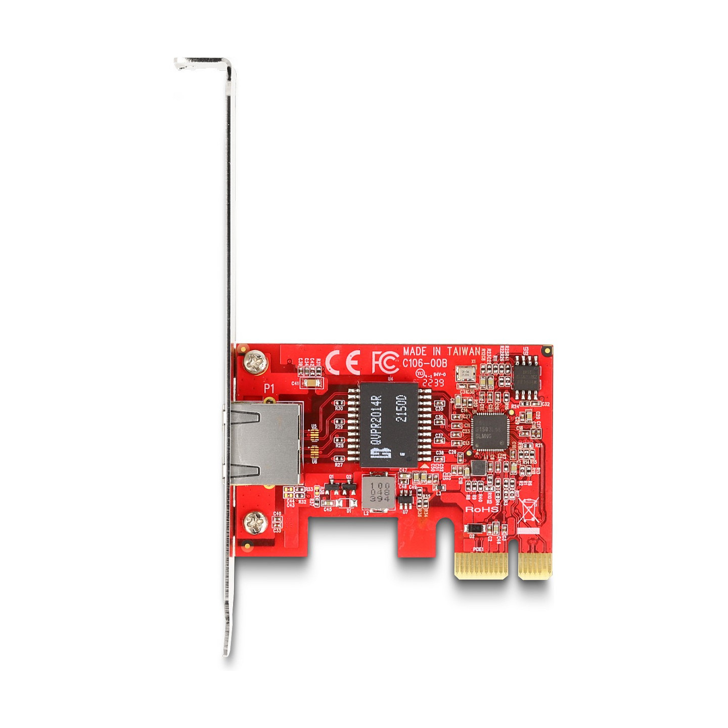 PCI Express x1 Netzwerkkarte 2.5 Gigabit LAN 1 x RJ45 i225 — Buy in Cyprus with Fast Delivery