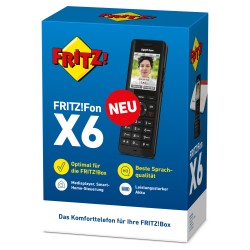AVM FRITZ!Fon X6 schwarz — Buy in Cyprus with Fast Delivery