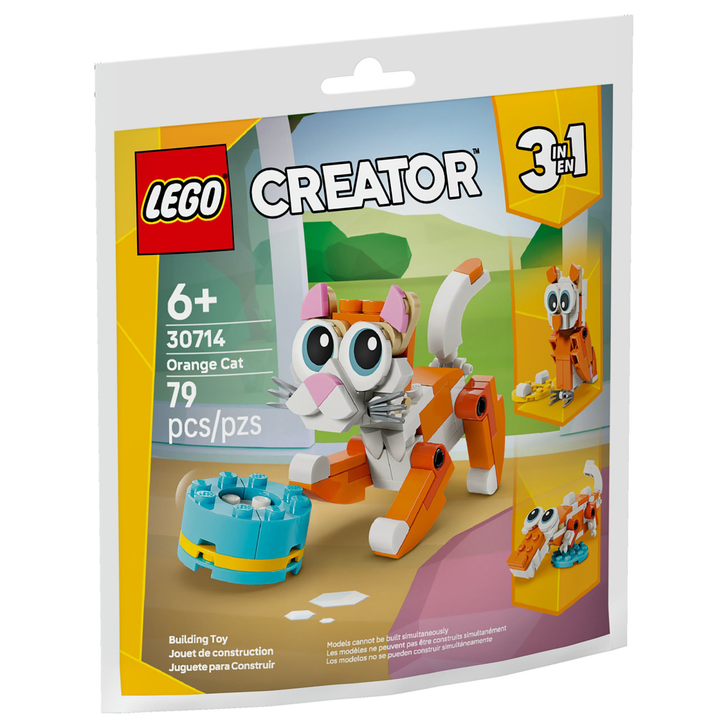 LEGO 30714 Creator 3-in-1 Orange Katze (Polybag) — Buy in Cyprus with Fast Delivery