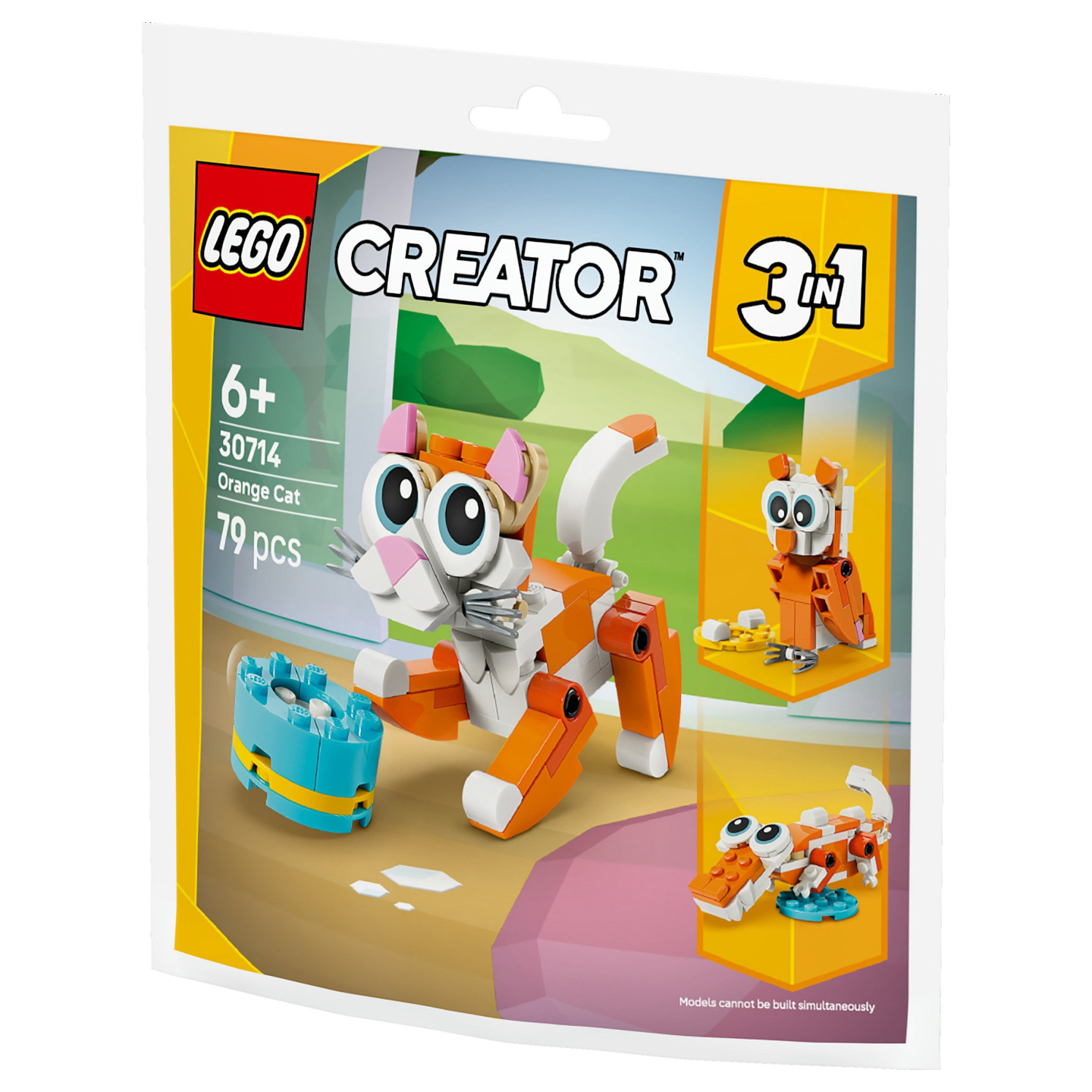 LEGO 30714 Creator 3-in-1 Orange Katze (Polybag) — Buy in Cyprus with Fast Delivery
