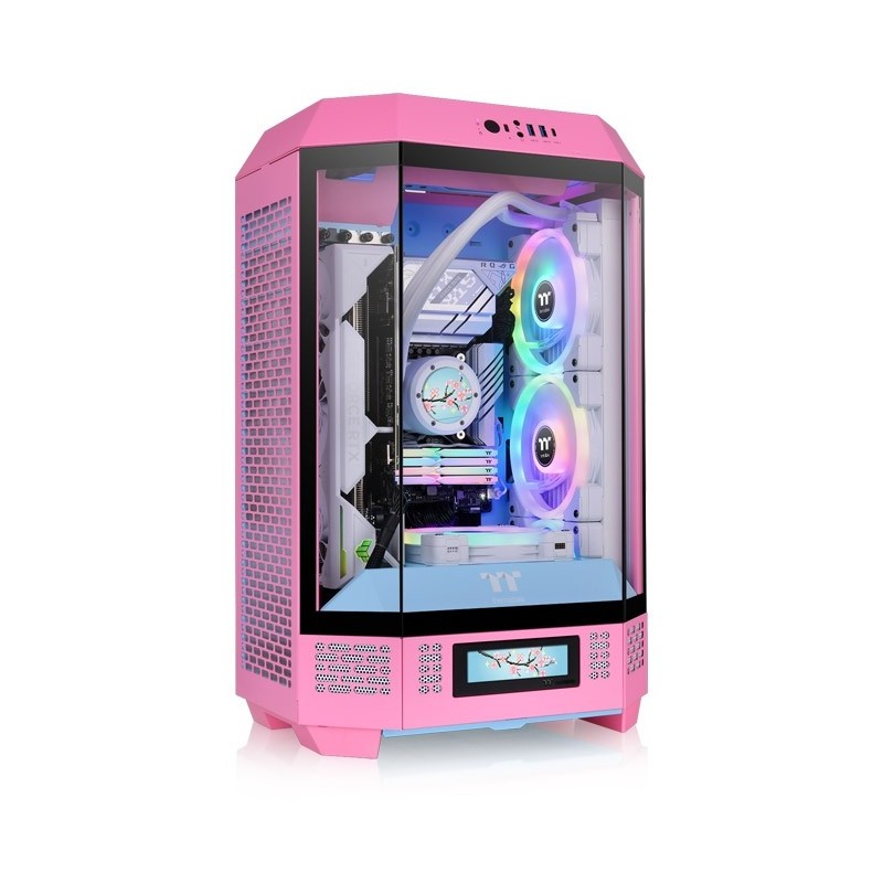 Buy Thermaltake Tower 300 Bubble Pink - Micro-ITX Tempered Glass PC Case - Pink in Cyprus, Nicosia, Limassol, Larnaka, Pafos