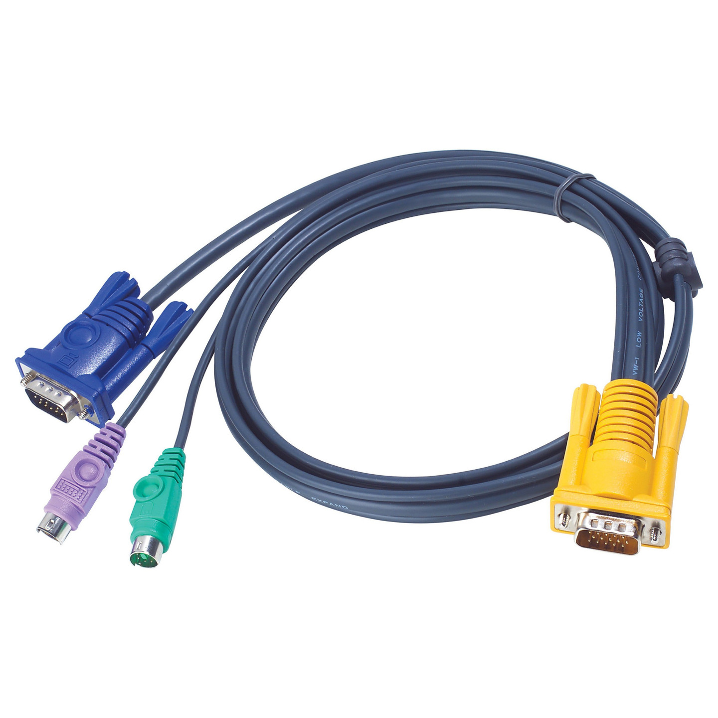 ATEN 2L-5202P KVM-Kabel VGA PS 2 schwarz 1.8m — Buy in Cyprus with Fast Delivery