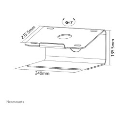 Neomounts Notebook-Ständer NSLS050 10'-15' 5KG Silver — Buy in Cyprus with Fast Delivery