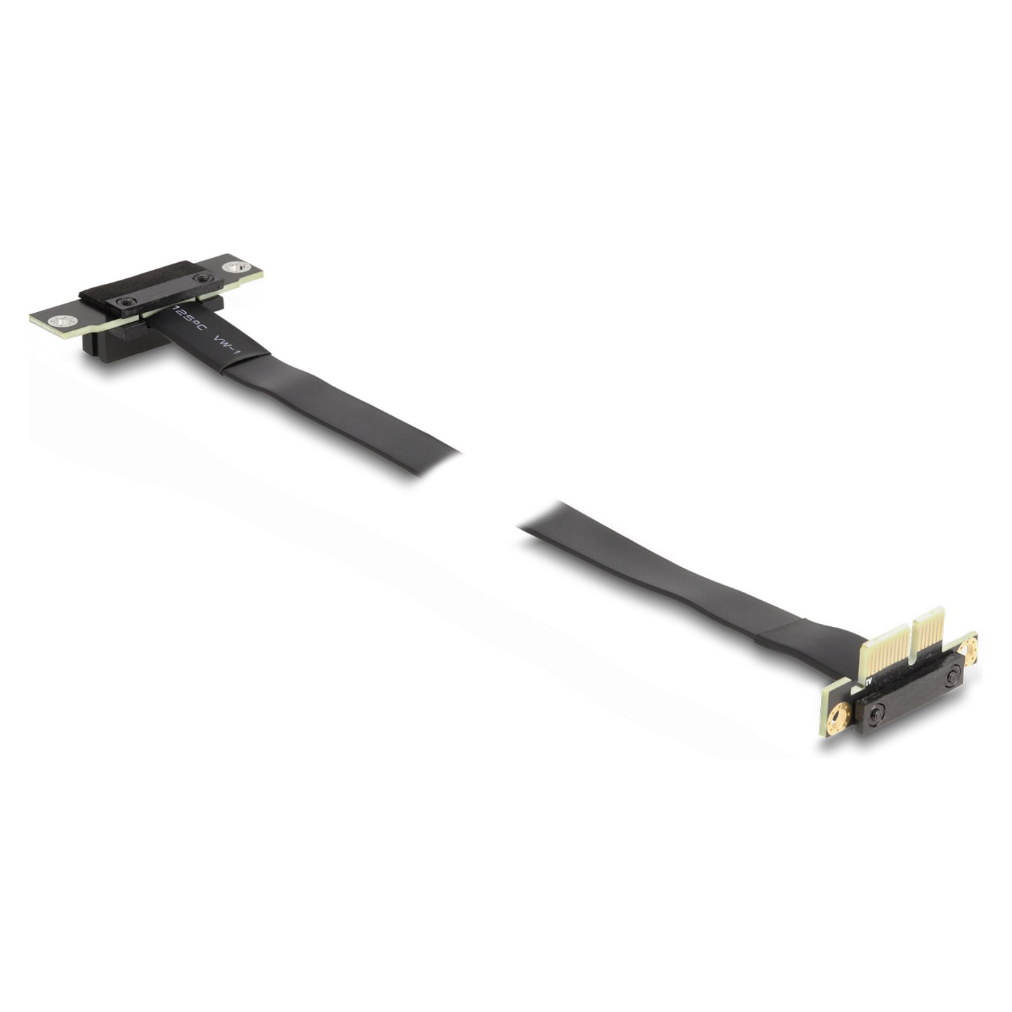Riser Karte PCI Express x1 Stecker 90° gewinkelt zu x1 Slot 90° gewinkelt mit Kabel 60 cm — Buy in Cyprus with Fast Delivery