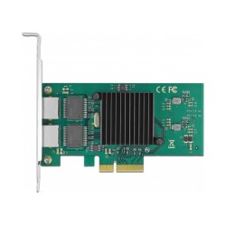 PCI Express x4 Netzwerkkarte Gigabit LAN 2 x RJ45 i82576 — Buy in Cyprus with Fast Delivery