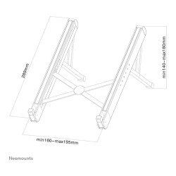 Neomounts NSLS010 Laptop-Ständer. faltbar. 5KG — Buy in Cyprus with Fast Delivery