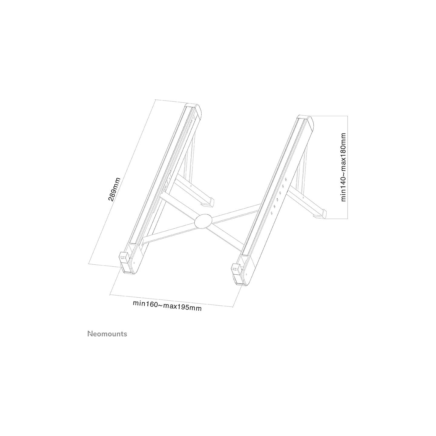 Neomounts NSLS010 Laptop-Ständer. faltbar. 5KG — Buy in Cyprus with Fast Delivery