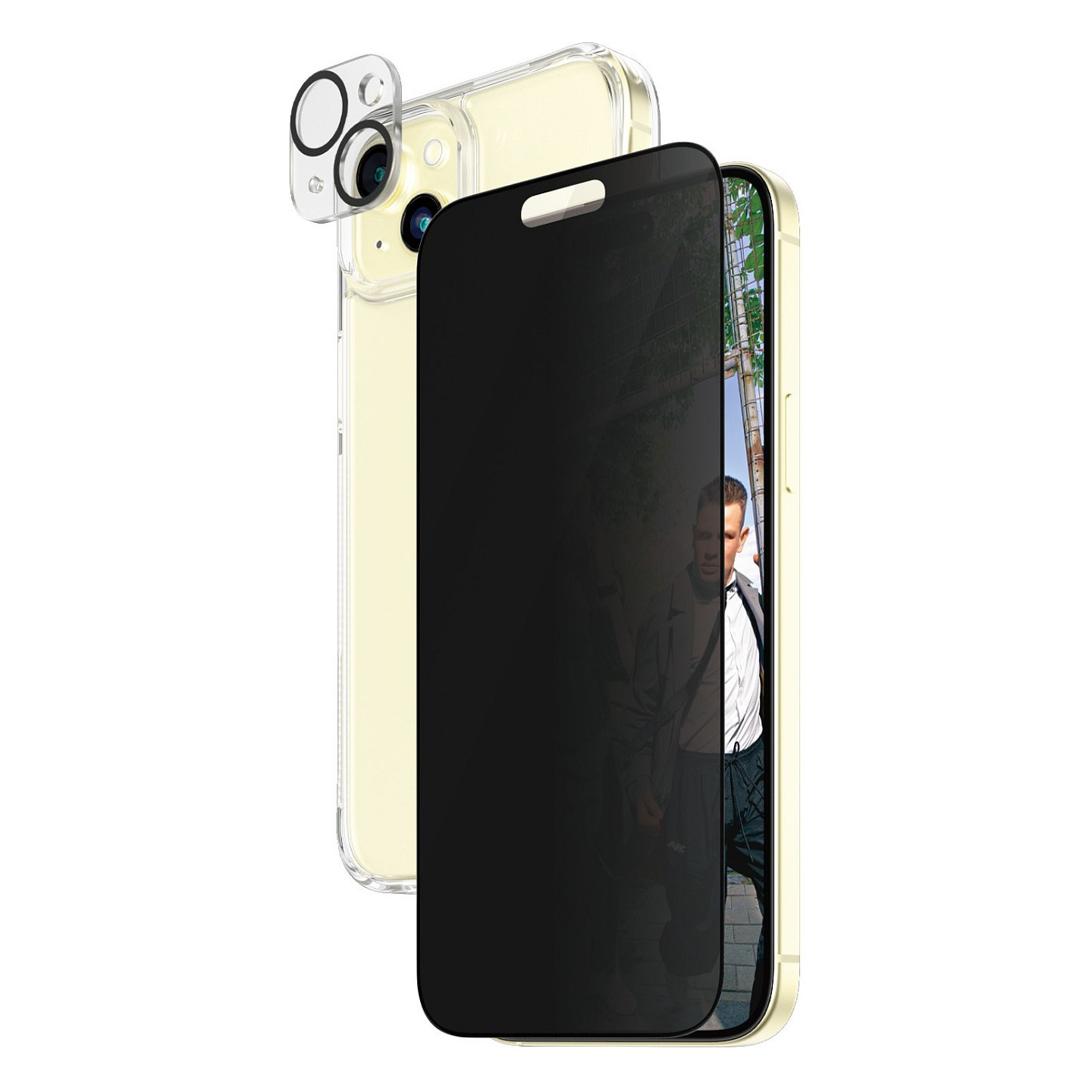 PanzerGlass 3-in-1-Privacy-Pack iPhone 15 Plus — Buy in Cyprus with Fast Delivery
