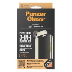 PanzerGlass 3-in-1-Privacy-Pack iPhone 15 Plus — Buy in Cyprus with Fast Delivery