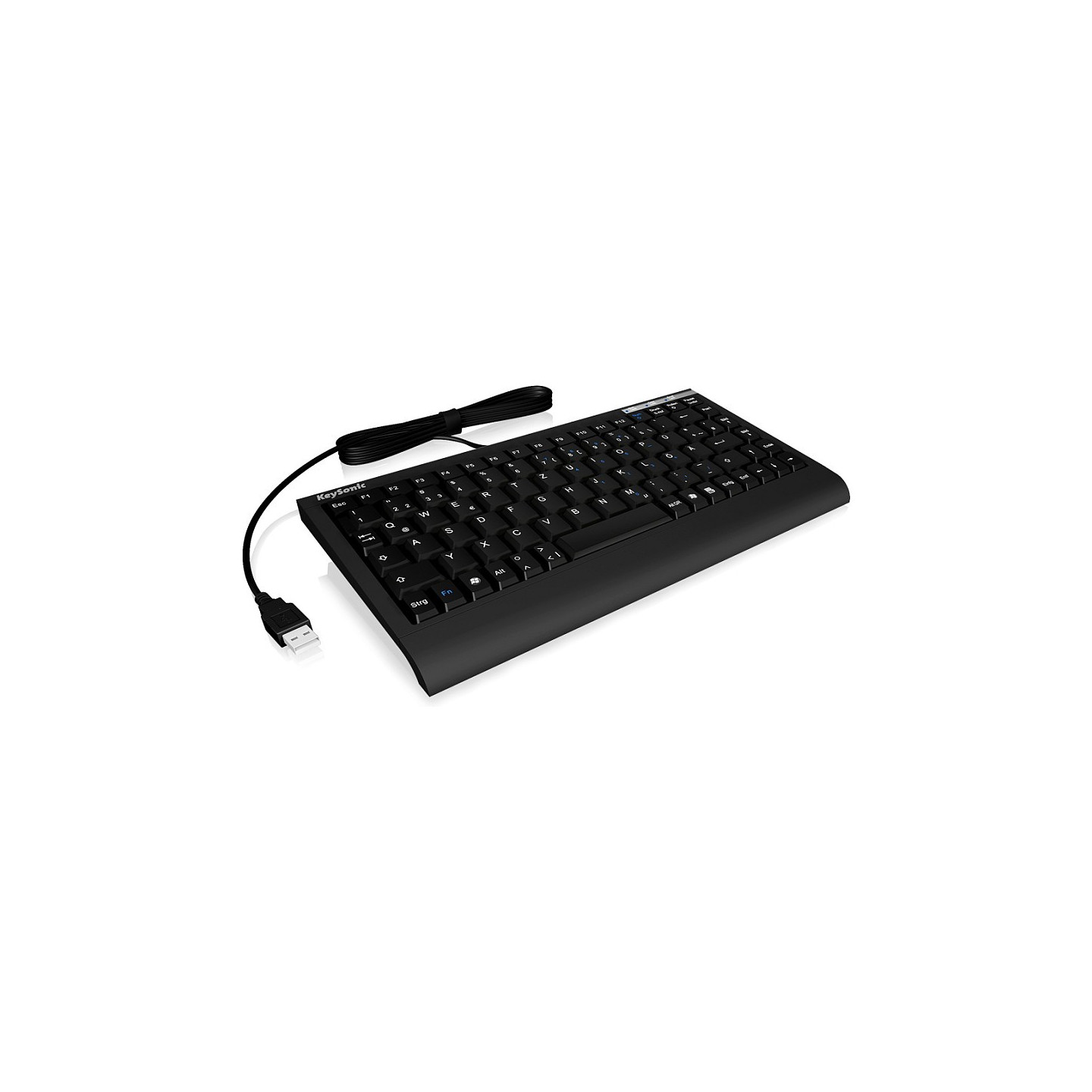 KeySonic TAS ACK-595C+ Corded (DE) MINI Tastatur SoftSkin sw — Buy in Cyprus with Fast Delivery