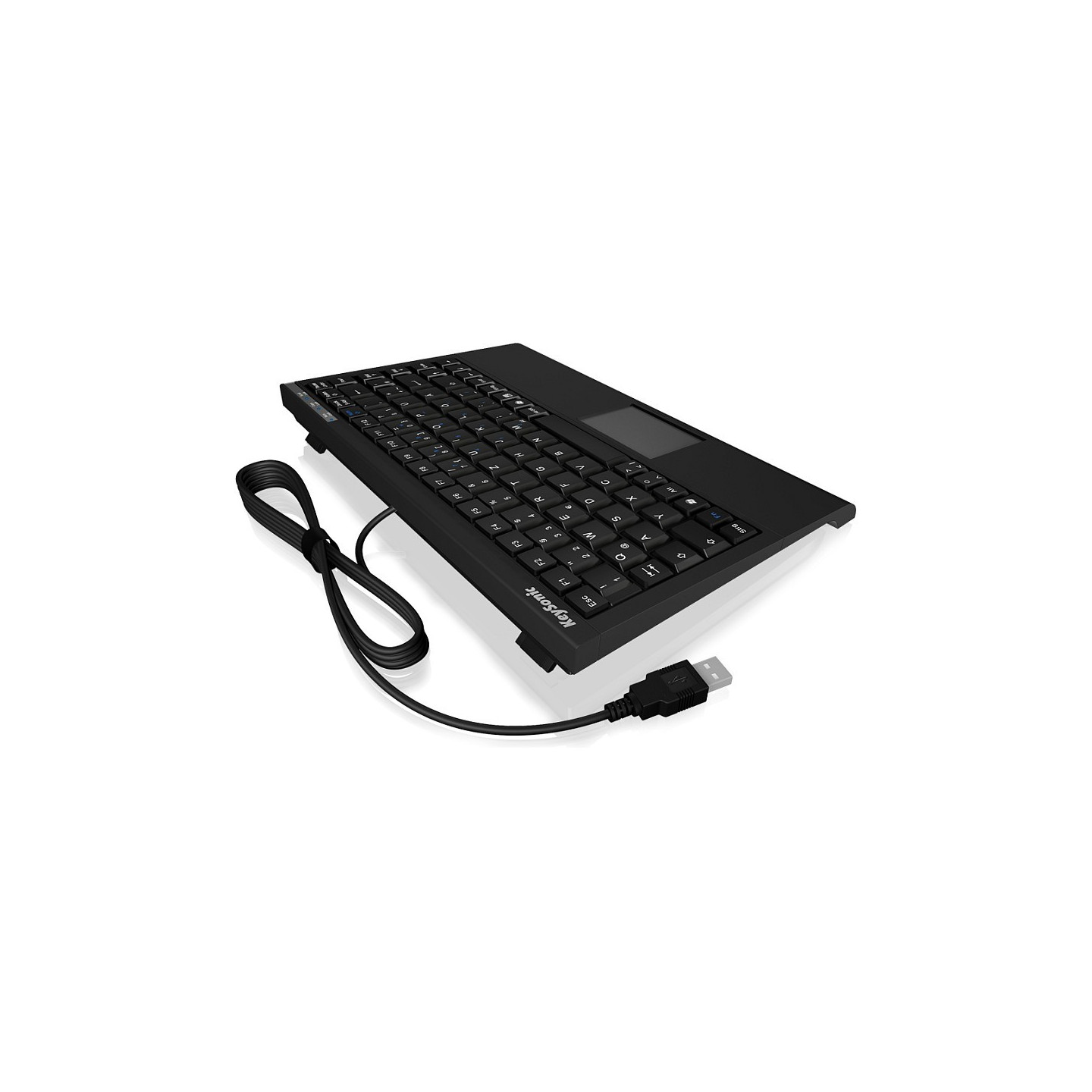 KeySonic TAS ACK-595C+ Corded (DE) MINI Tastatur SoftSkin sw — Buy in Cyprus with Fast Delivery
