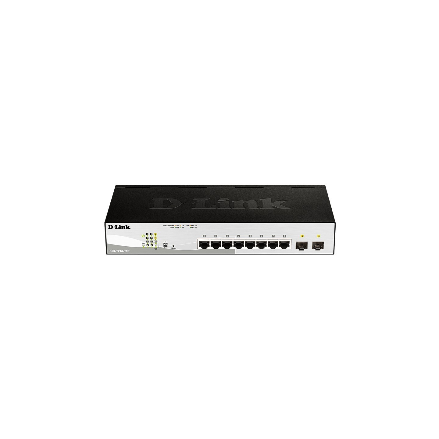 D-Link DGS-1210-10P - 10-Port Gigabit PoE L2 Smart Managed Switch, Rackmount 1U (Metal) — Buy in Cyprus with Fast Delivery