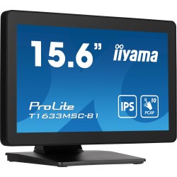 Buy iiyama ProLite T1633MSC-B1 - 15.6" Touch IPS Full HD Monitor, HDMI + DP + US... in Cyprus, Nicosia, Limassol, Larnaka, Pafos