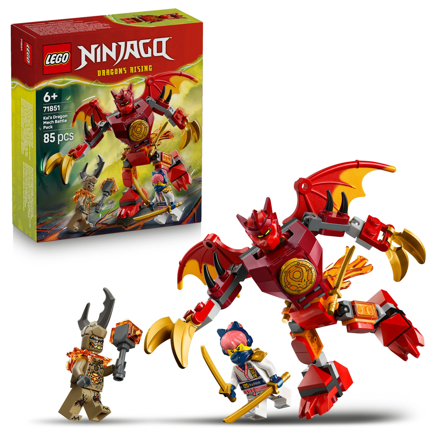 LEGO 71851 Ninjago Kais Drachen-Mech Battle Set — Buy in Cyprus with Fast Delivery