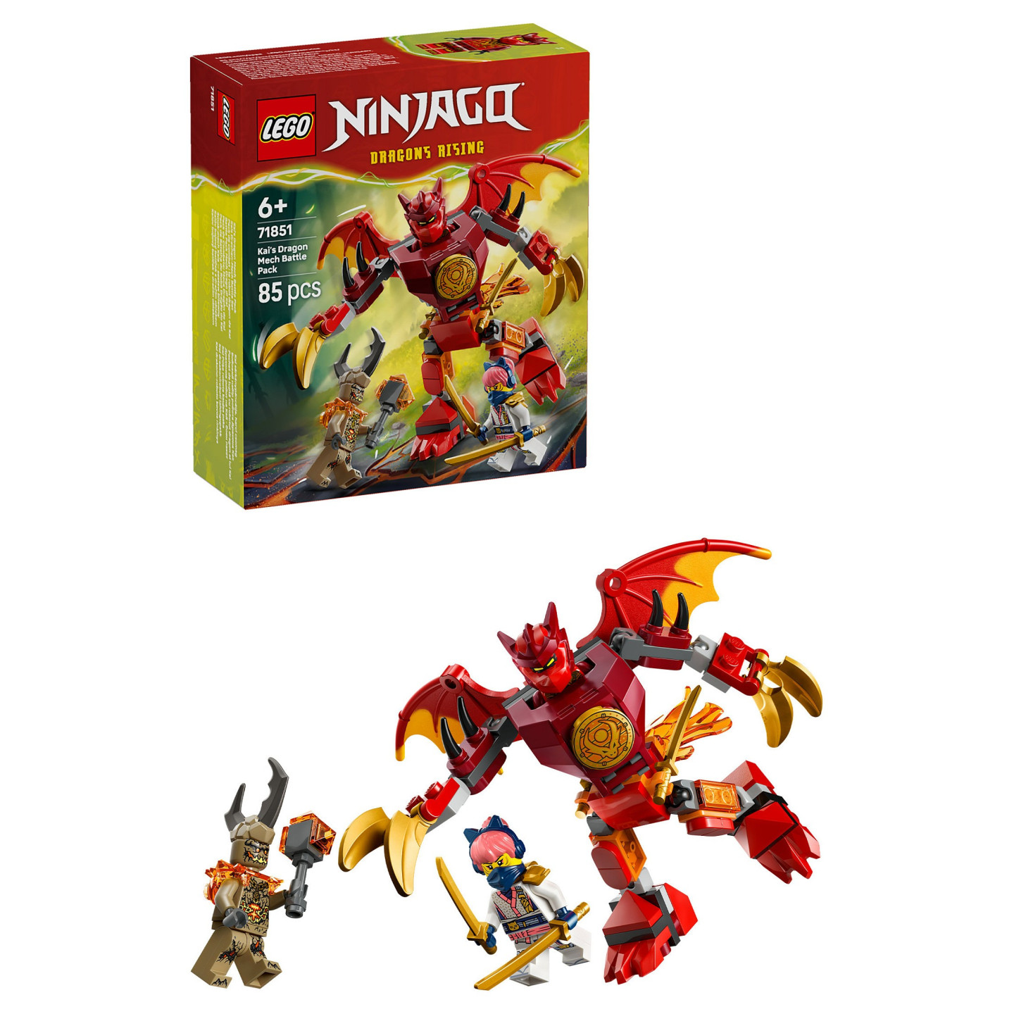 LEGO 71851 Ninjago Kais Drachen-Mech Battle Set — Buy in Cyprus with Fast Delivery