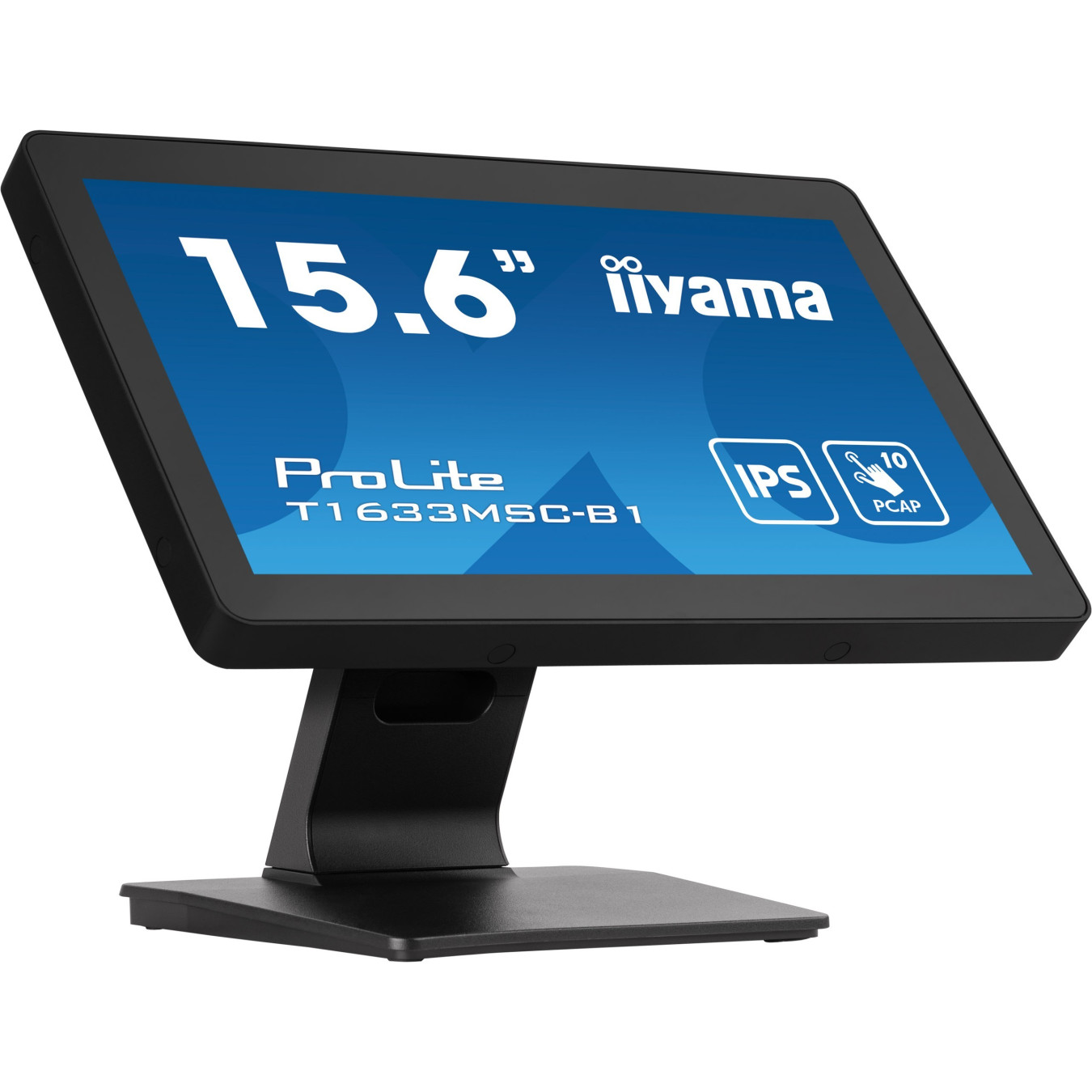 iiyama ProLite T1633MSC-B1 - 15.6" Touch IPS Full HD Monitor, HDMI + DP + USB, Black — Buy in Cyprus with Fast Delivery