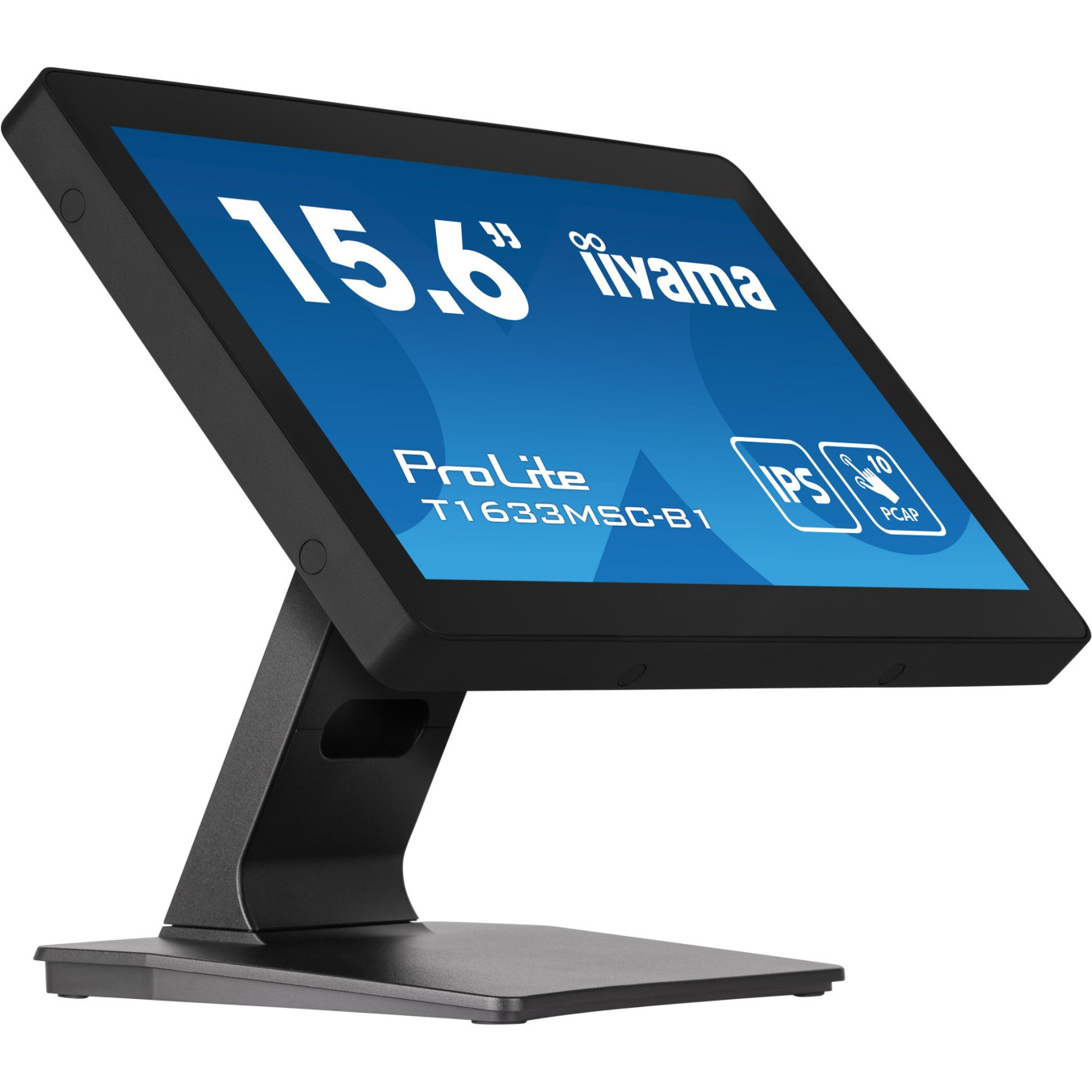 iiyama ProLite T1633MSC-B1 - 15.6" Touch IPS Full HD Monitor, HDMI + DP + USB, Black — Buy in Cyprus with Fast Delivery