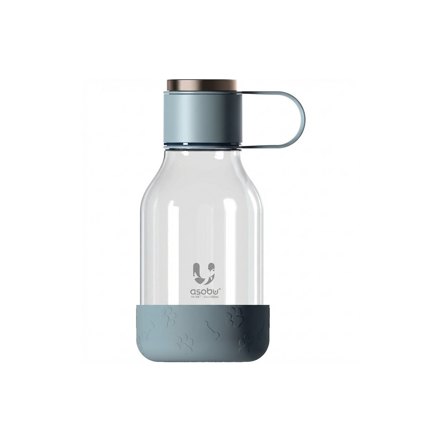 Asobu - Dog Bowl - Flasche aus Tritan mit Hundenapf 1.5 Liter Blau — Buy in Cyprus with Fast Delivery