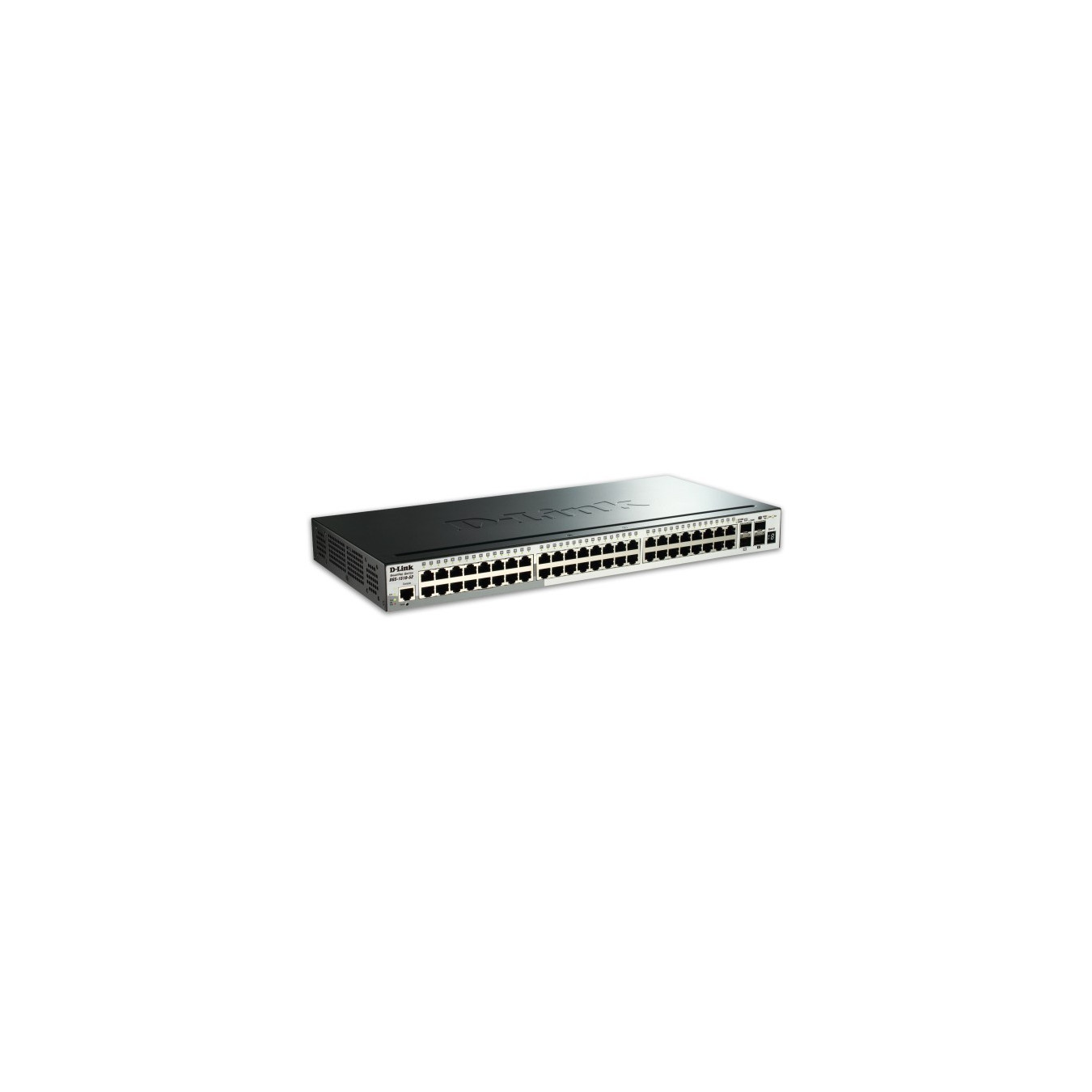 D-Link 52-Port Smart Managed L3 Switch - DGS-1510-52X - 48x Gigabit RJ45 & 4x 10G SFP+, 1U Rackmount, Black