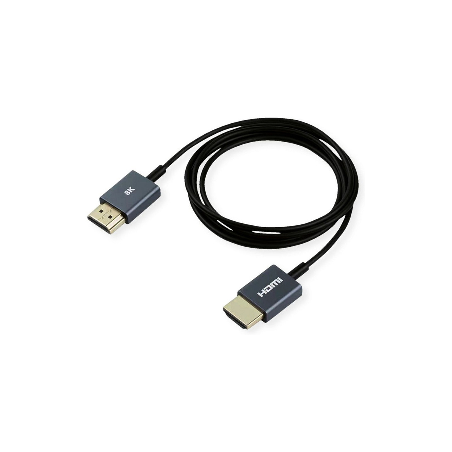 ROLINE 8K HDMI Ultra HD Kabel mit Ethernet. ST ST. ultra-slim. koaxial. schwarz. 1.5 m — Buy in Cyprus with Fast Delivery