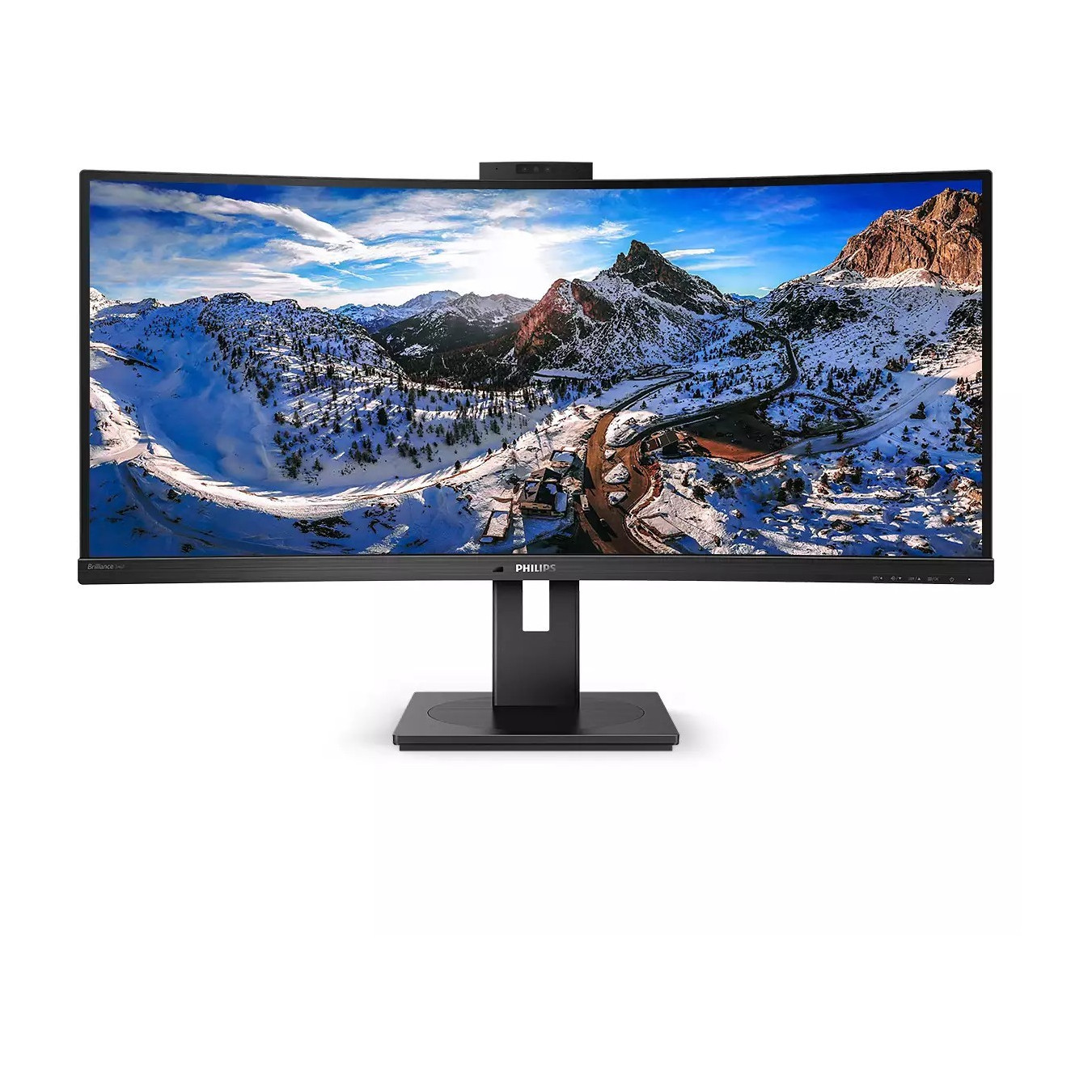 Philips P Line 346P1CRH - 34-inch UltraWide 3440x1440 VA Curved 1500R, 100Hz, USB-C/DP/HDMI, Black