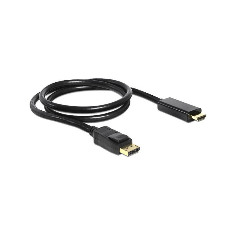 DisplayPort 1.2 to HDMI (ST-ST) 2m Adapterkabel 4K Schwarz — Buy in Cyprus with Fast Delivery