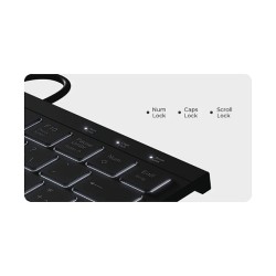 KeySonic KSK-5011ELC (DE) Mini mit Nummernblock schwarz — Buy in Cyprus with Fast Delivery