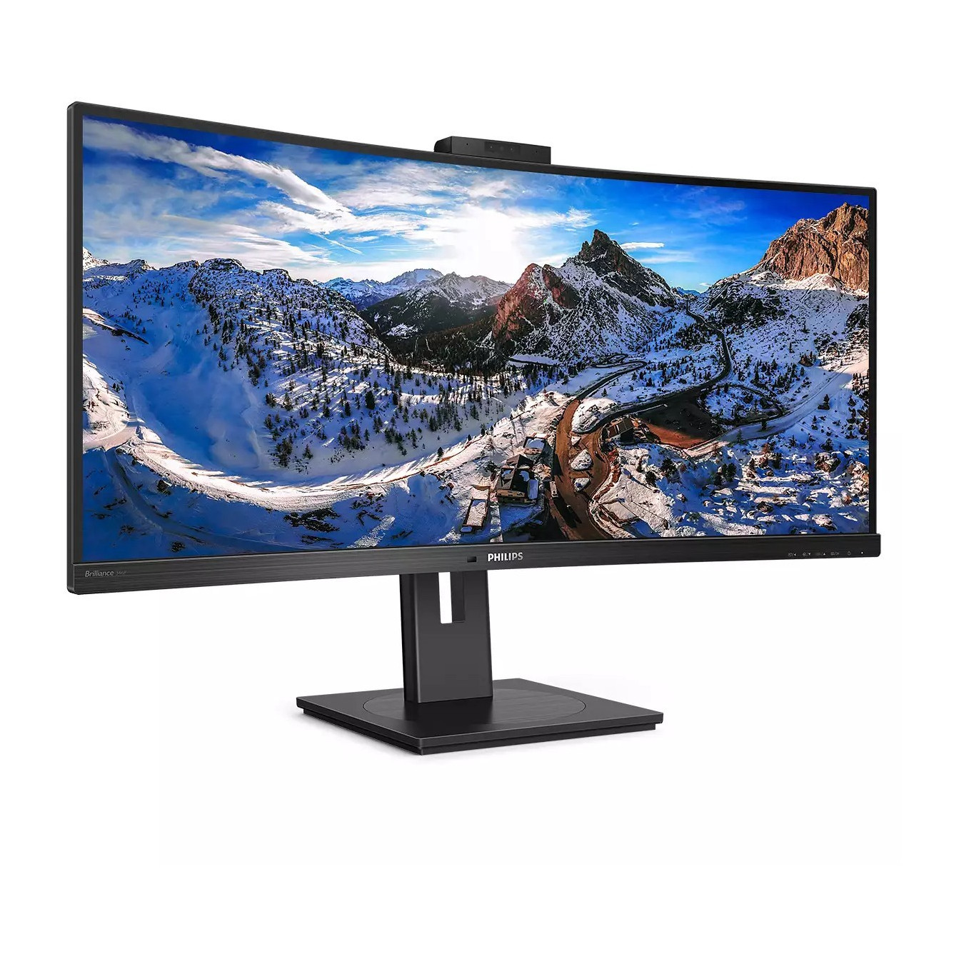 Philips P Line 346P1CRH - 34-inch UltraWide 3440x1440 VA Curved 1500R, 100Hz, USB-C/DP/HDMI, Black