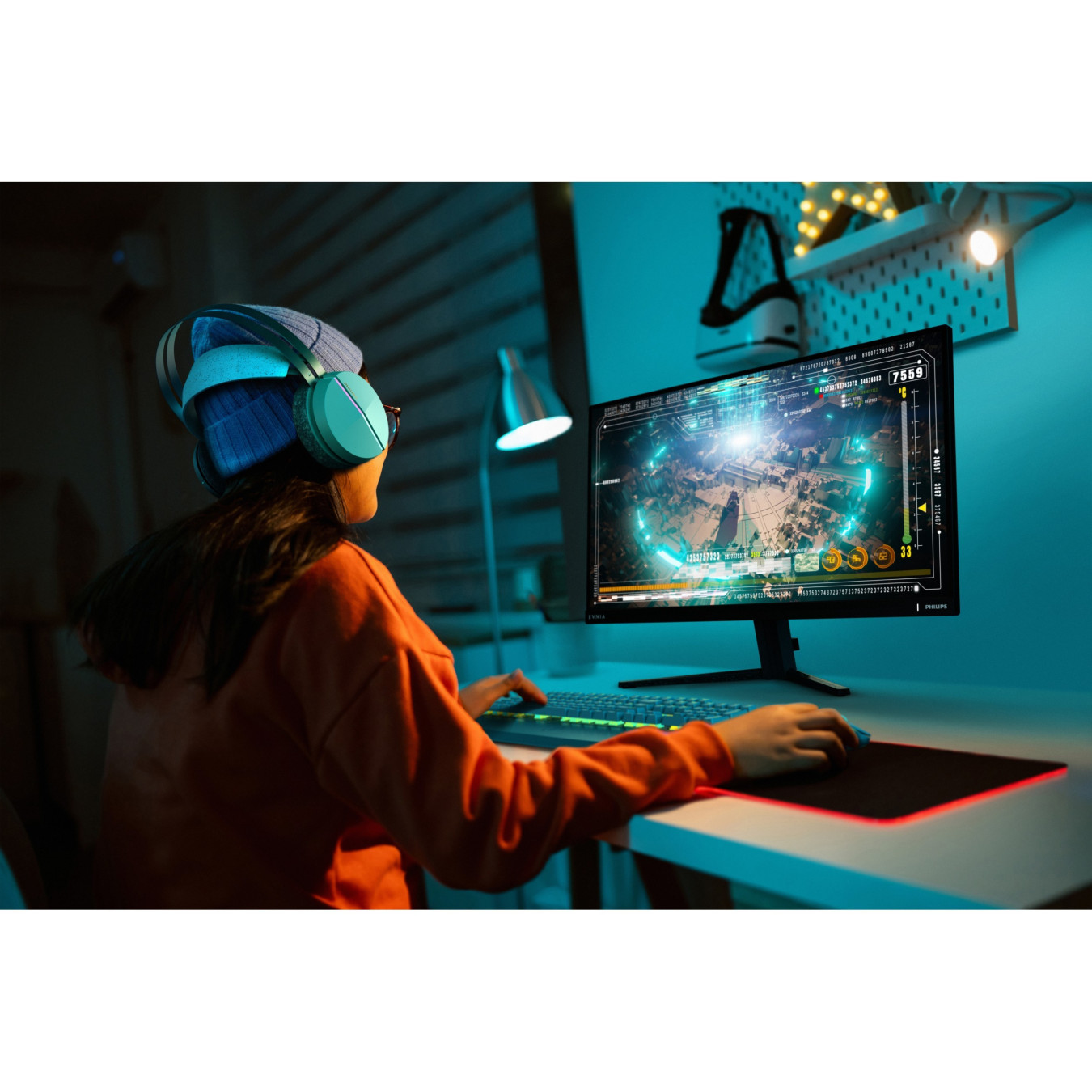 Philips Evnia 27M2N3500NL - 27-inch QHD (2560x1440) VA Monitor, 180Hz, 1ms, Grey — Buy in Cyprus with Fast Delivery