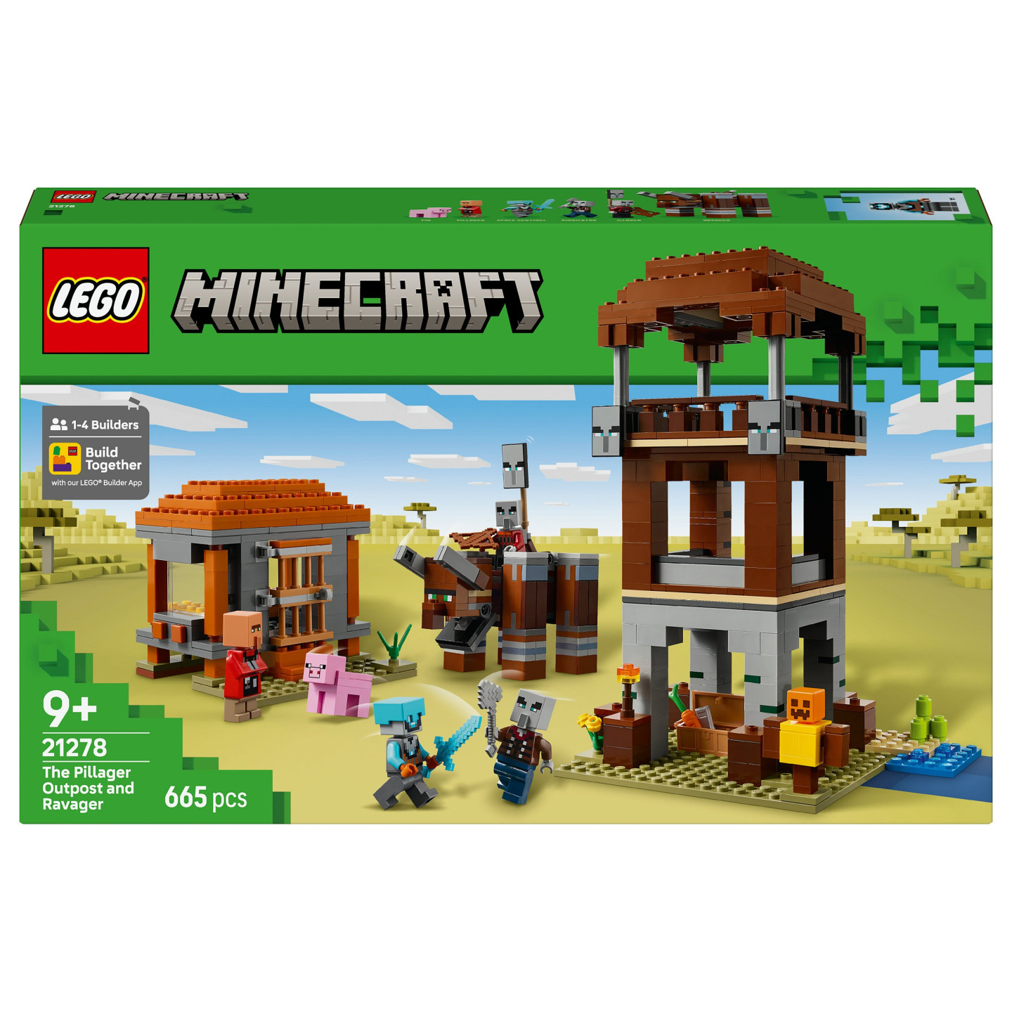 LEGO 21278 Minecraft Ein Verwster am Plnderer-Auenposten — Buy in Cyprus with Fast Delivery