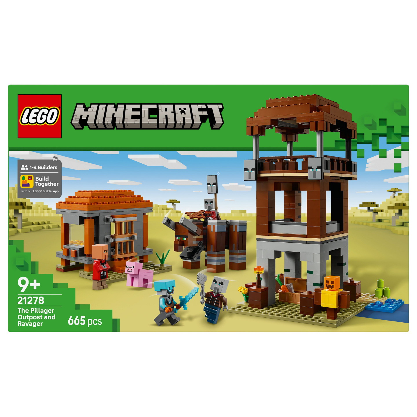 LEGO 21278 Minecraft Ein Verwster am Plnderer-Auenposten — Buy in Cyprus with Fast Delivery
