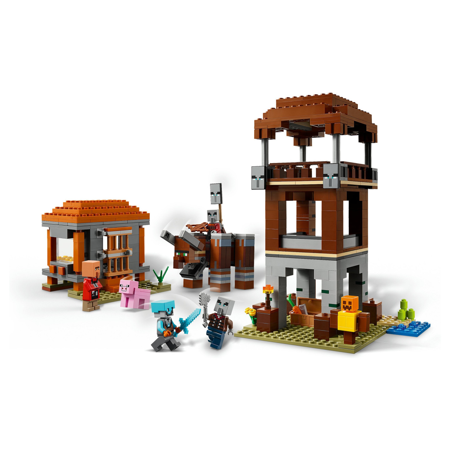 LEGO 21278 Minecraft Ein Verwster am Plnderer-Auenposten — Buy in Cyprus with Fast Delivery