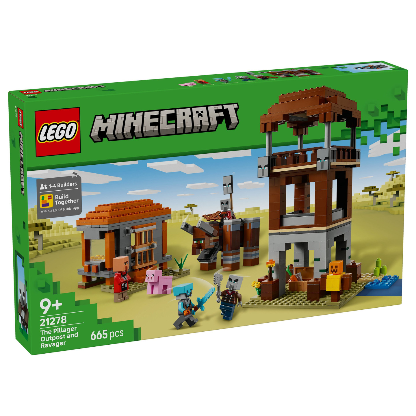 LEGO 21278 Minecraft Ein Verwster am Plnderer-Auenposten — Buy in Cyprus with Fast Delivery