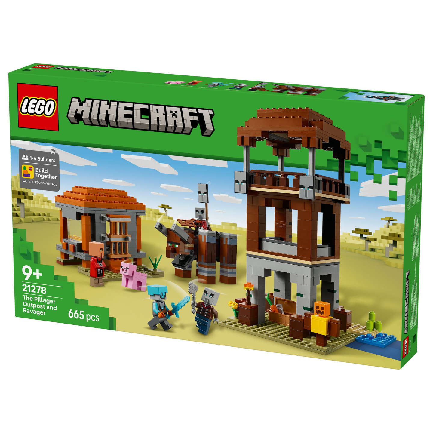 LEGO 21278 Minecraft Ein Verwster am Plnderer-Auenposten — Buy in Cyprus with Fast Delivery