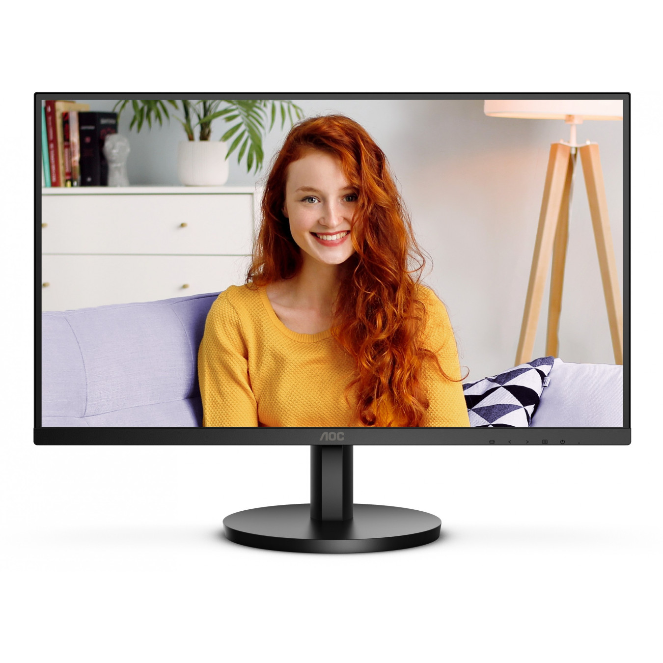 AOC U27B3A - 27in 4K UHD IPS Monitor, 3840x2160, 60Hz, 4ms, 2xHDMI + DP, Black — Buy in Cyprus with Fast Delivery