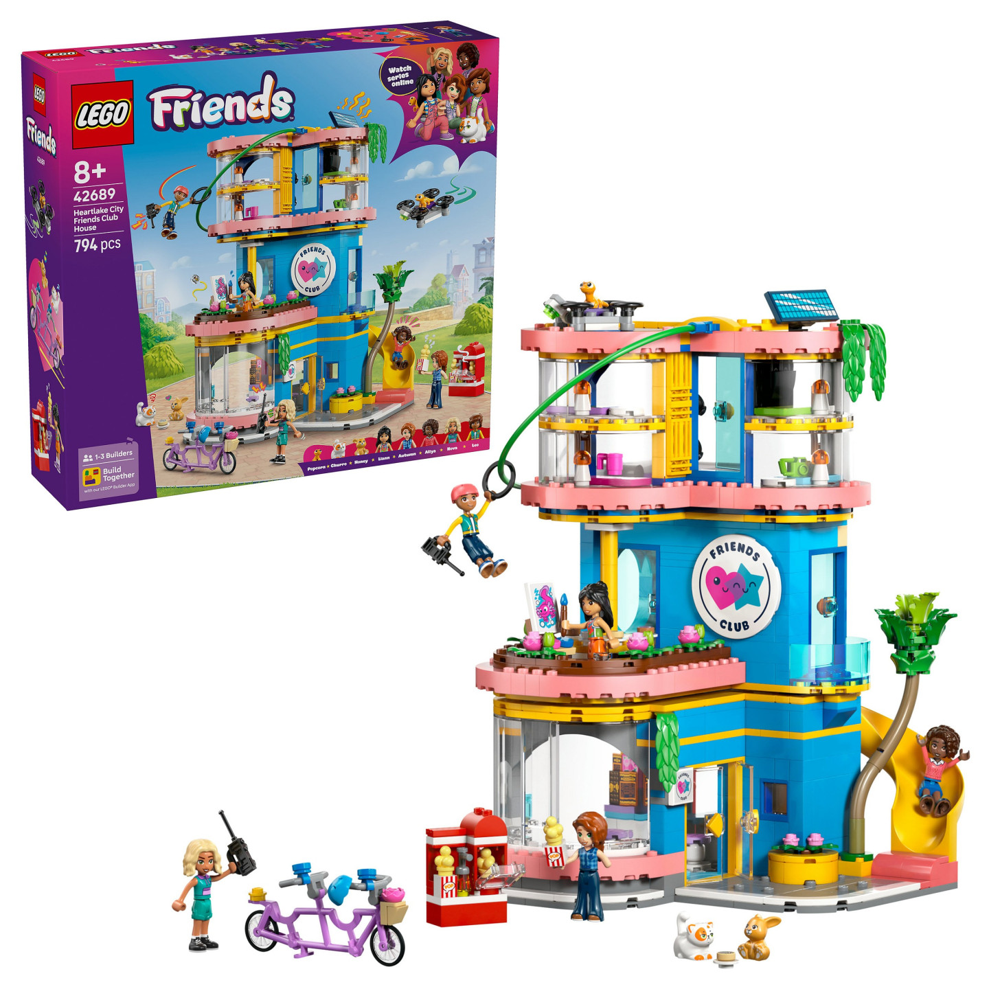 LEGO 42689 Friends Heartlake City Freundschafts-Clubhaus — Buy in Cyprus with Fast Delivery
