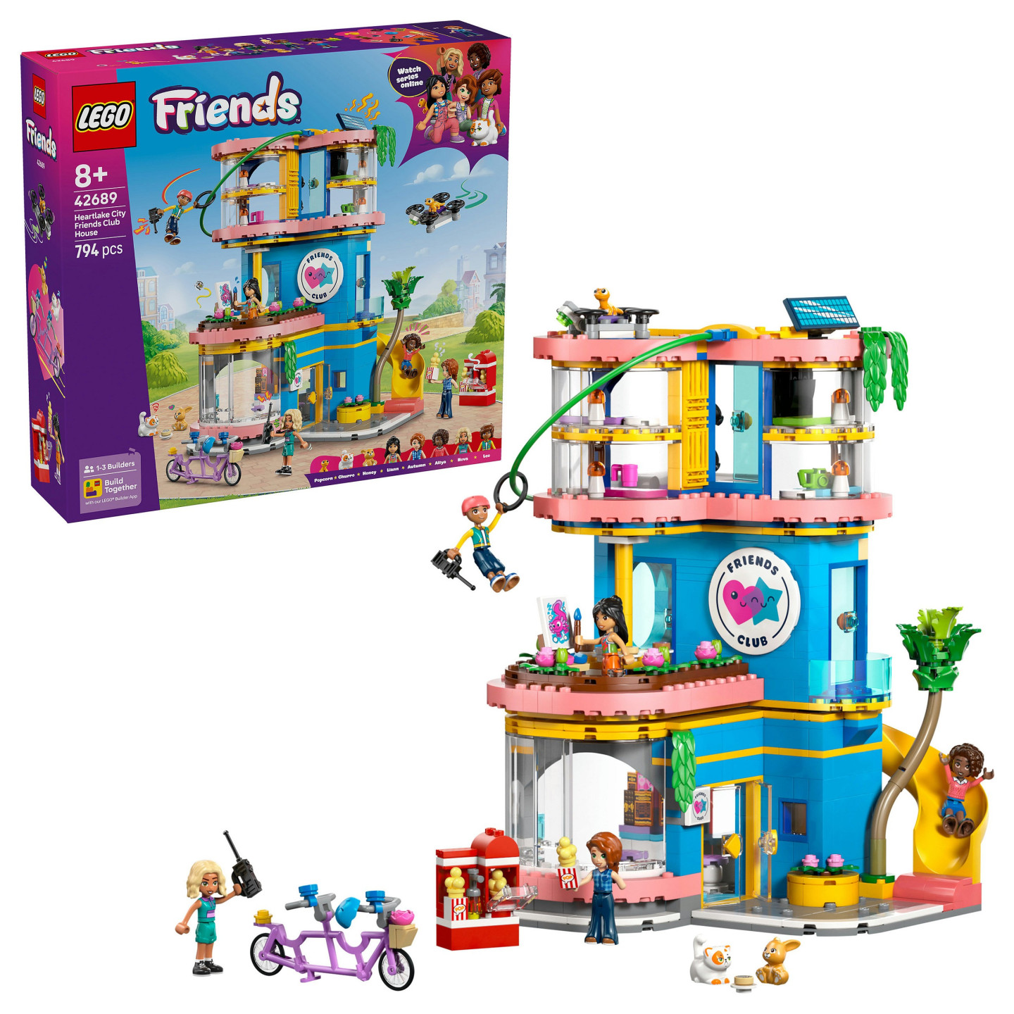 LEGO 42689 Friends Heartlake City Freundschafts-Clubhaus — Buy in Cyprus with Fast Delivery