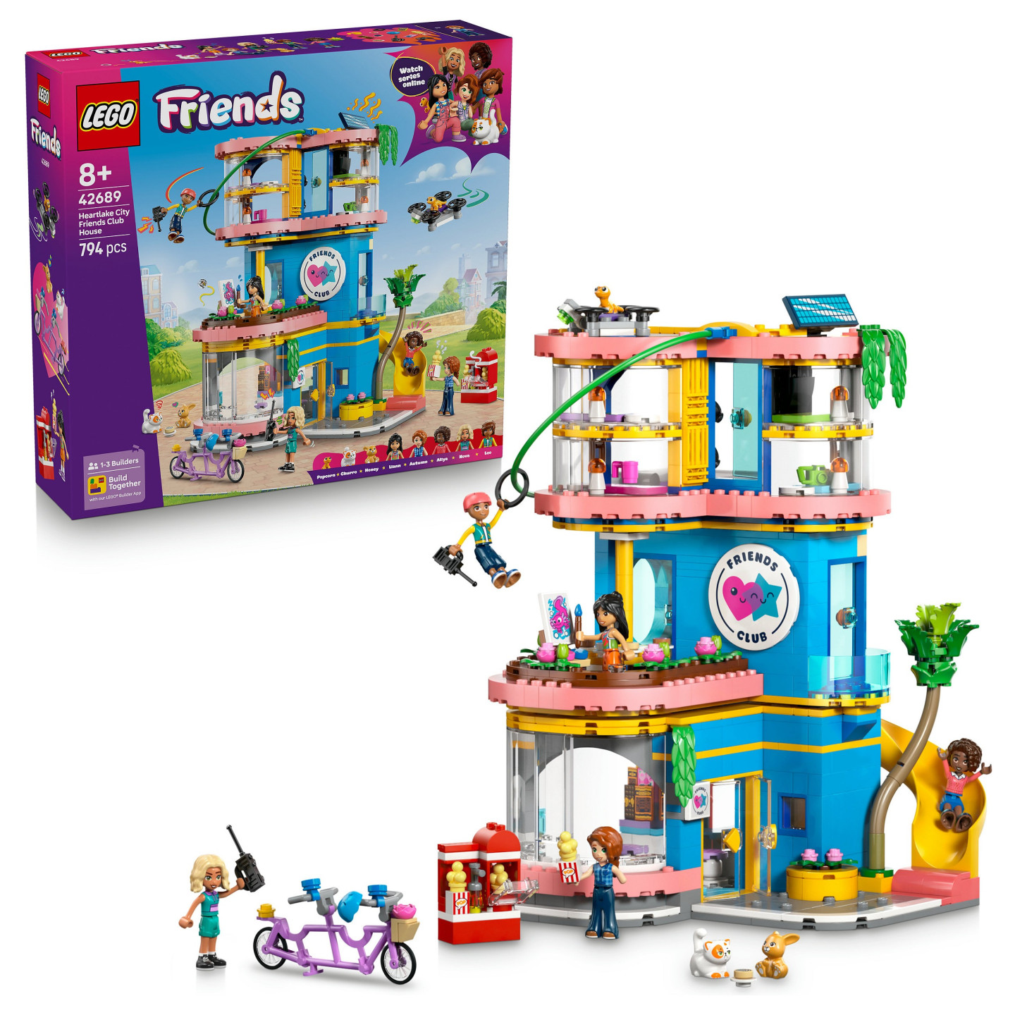 LEGO 42689 Friends Heartlake City Freundschafts-Clubhaus — Buy in Cyprus with Fast Delivery