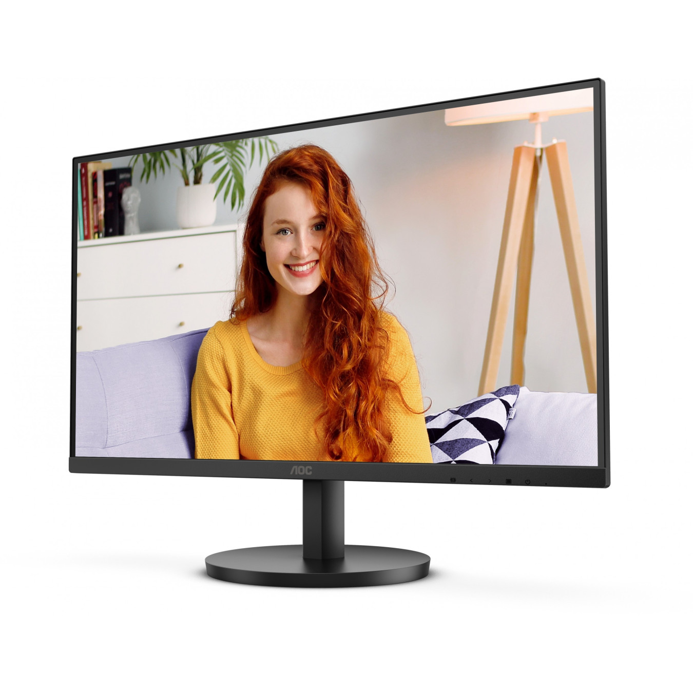 AOC U27B3A - 27in 4K UHD IPS Monitor, 3840x2160, 60Hz, 4ms, 2xHDMI + DP, Black — Buy in Cyprus with Fast Delivery