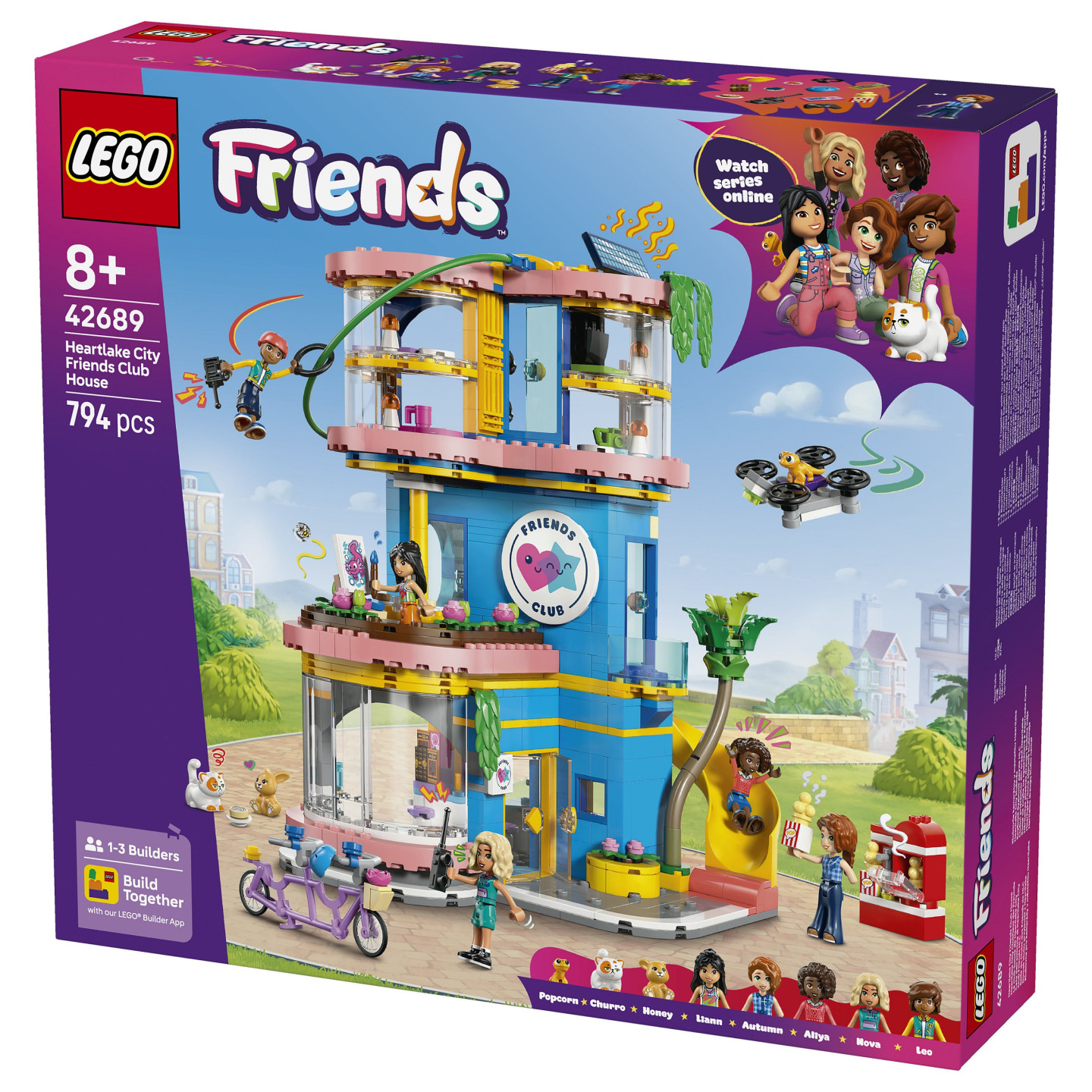 LEGO 42689 Friends Heartlake City Freundschafts-Clubhaus — Buy in Cyprus with Fast Delivery