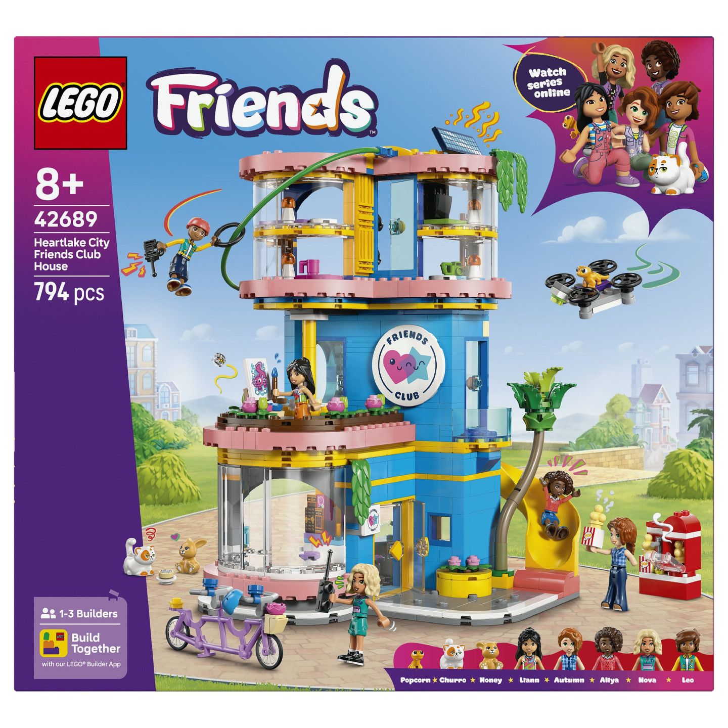 LEGO 42689 Friends Heartlake City Freundschafts-Clubhaus — Buy in Cyprus with Fast Delivery
