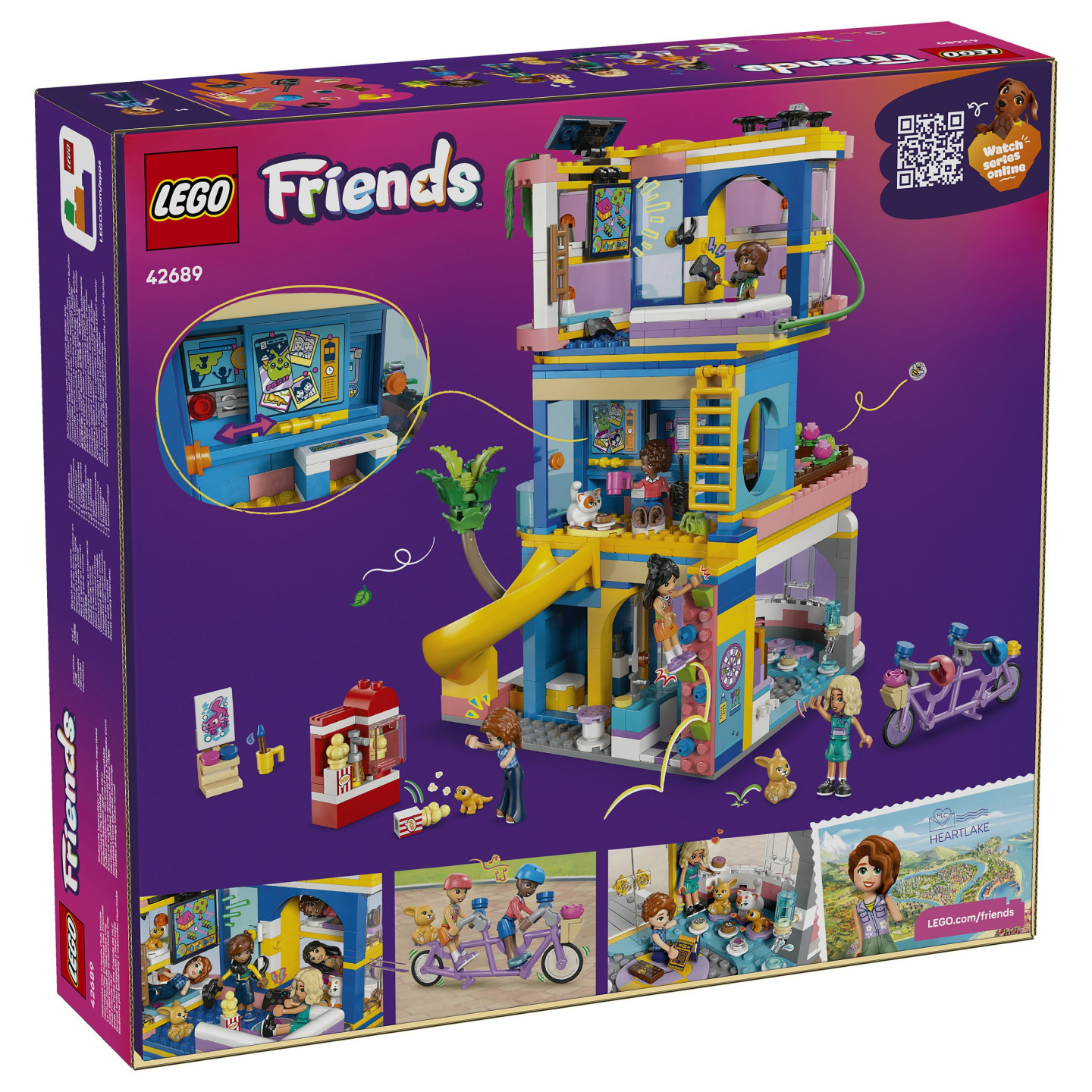 LEGO 42689 Friends Heartlake City Freundschafts-Clubhaus — Buy in Cyprus with Fast Delivery