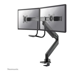 Neomounts Tischhalterung mit Tischhalterungsgriff für zwei Flachbildschirme bis 32' (81 cm) 8KG NM-D775DXBLACK Neomounts