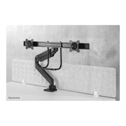 Neomounts Tischhalterung mit Tischhalterungsgriff für zwei Flachbildschirme bis 32' (81 cm) 8KG NM-D775DXBLACK Neomounts
